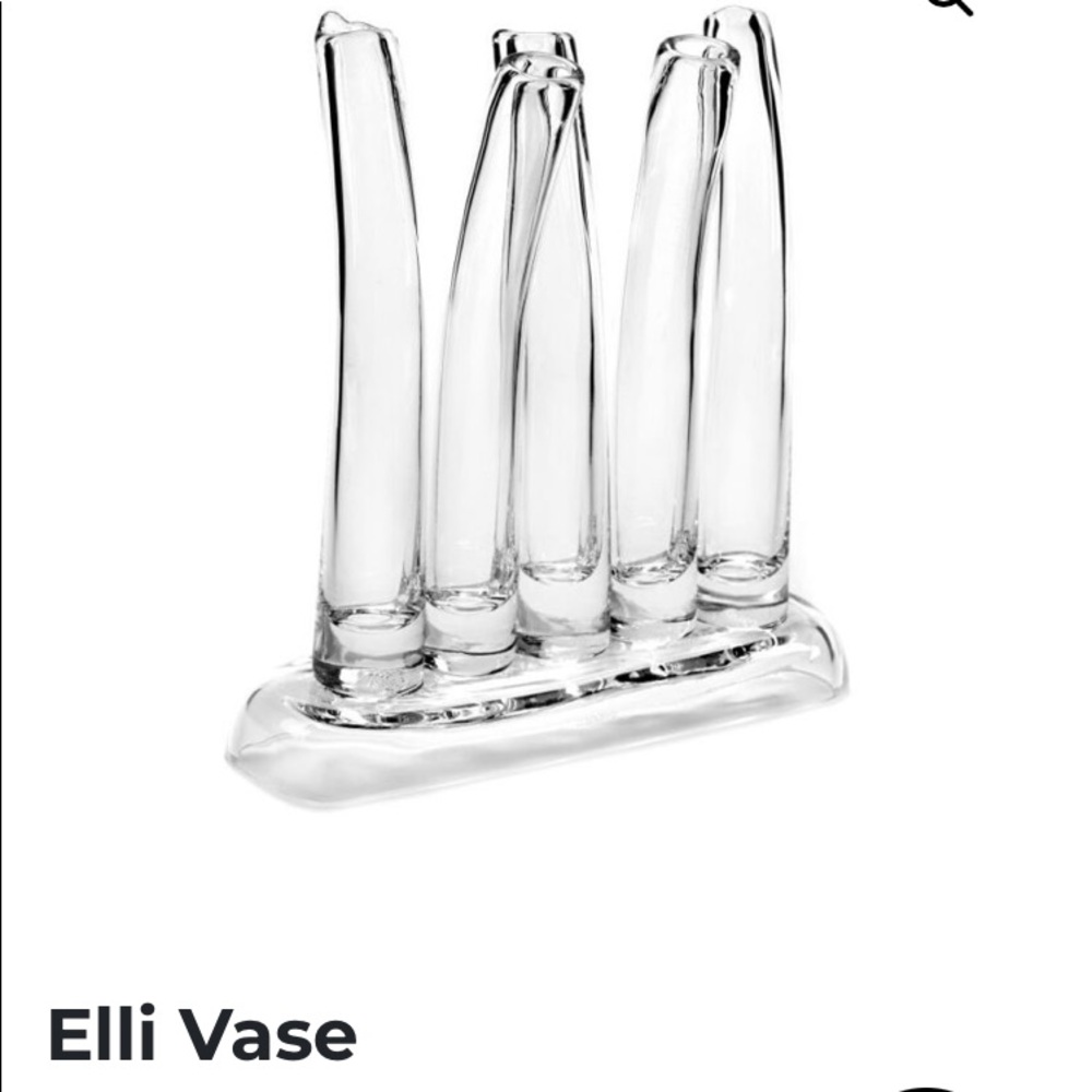 Sempre crystal vase. Originally $300 plus tax but offering it for $100.